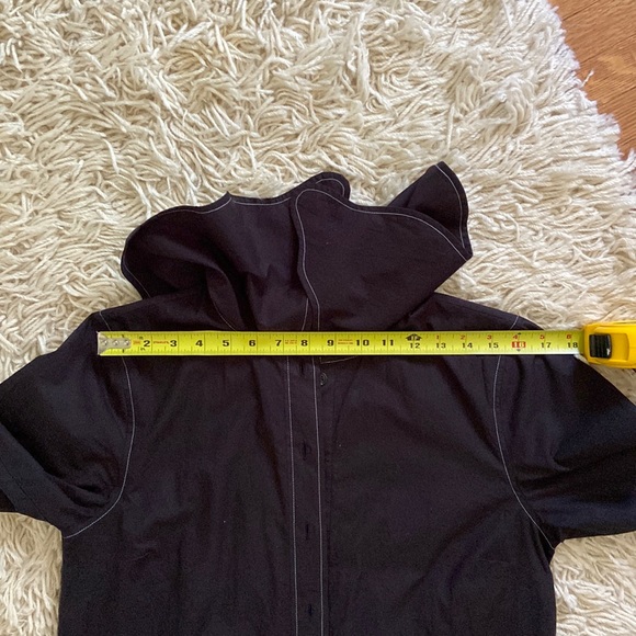 Ganni black cotton poplin top - Picture 10 of 11